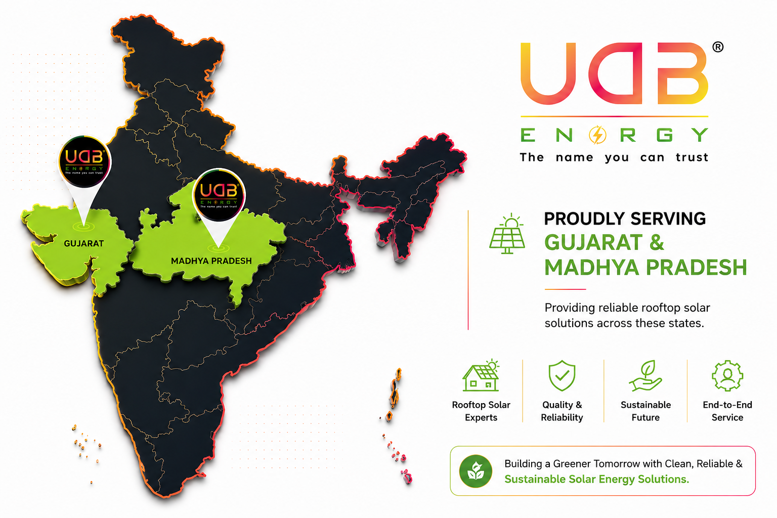 UDB Energy Services Map Across India